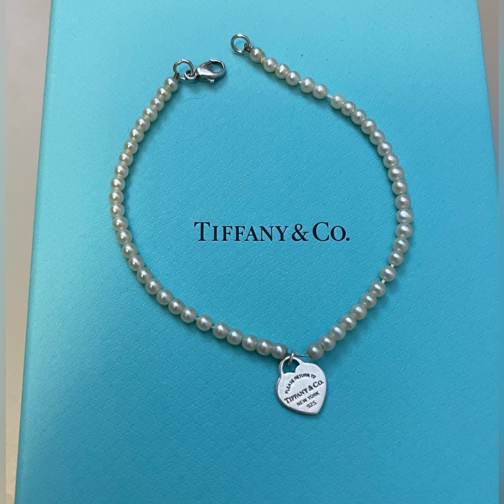 Return to Tiffany Heart Pearl Bracelet